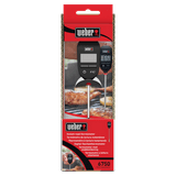 Weber Instant-Read Digital Food Thermometer Probe for Cooking and Grilling, Black