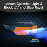 Battlevision Storm Glare-Reduction Glasses by BulbHead, See During Bad Weather