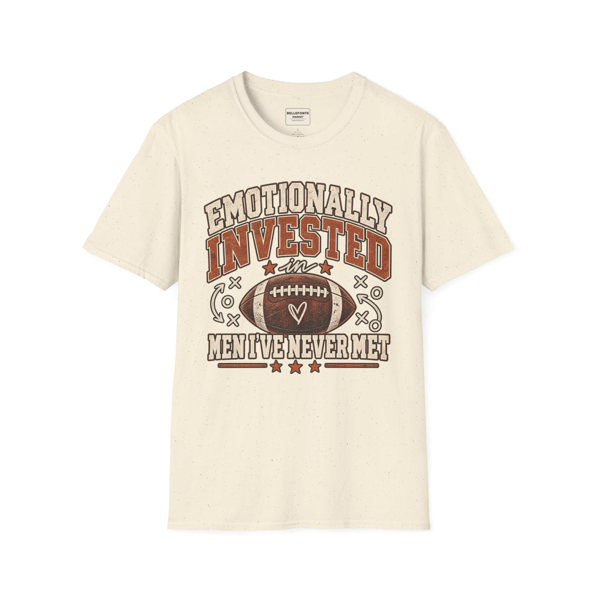 Emotionally Invested in Men I’ve Never Met Football T-Shirt | Vintage Game Day Tee