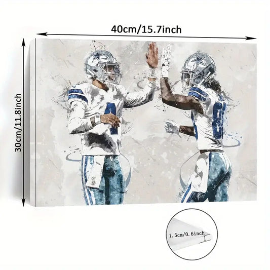 Cowboys Canvas Wall Art