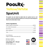 Pool Rx+ Yellow/White 6-Month Pool & Spa Mineral Algicide, 1 Tablet Treats 100-400 Gallons of Water