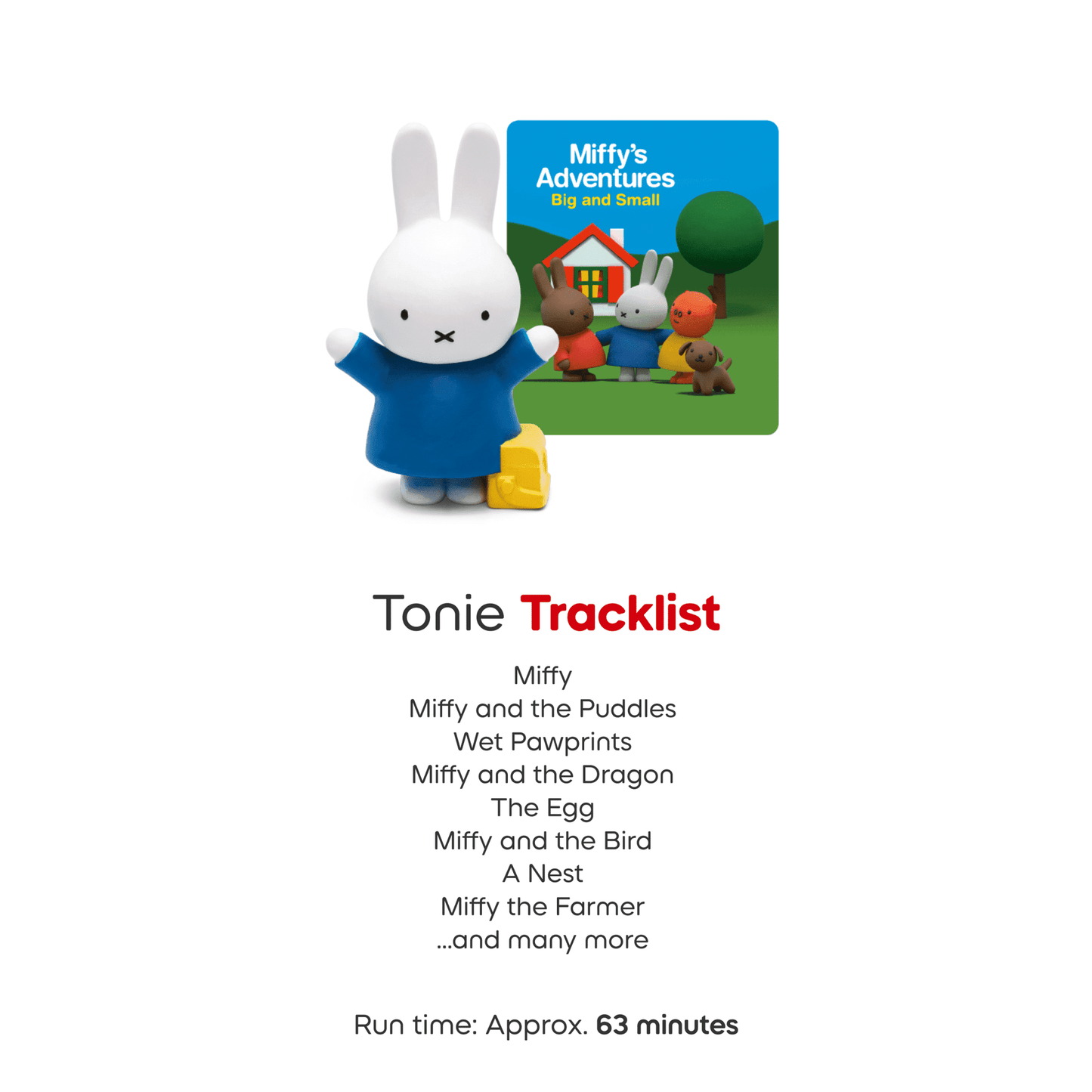 tonies Miffy Audio Toy Figurine, Age Group 3+