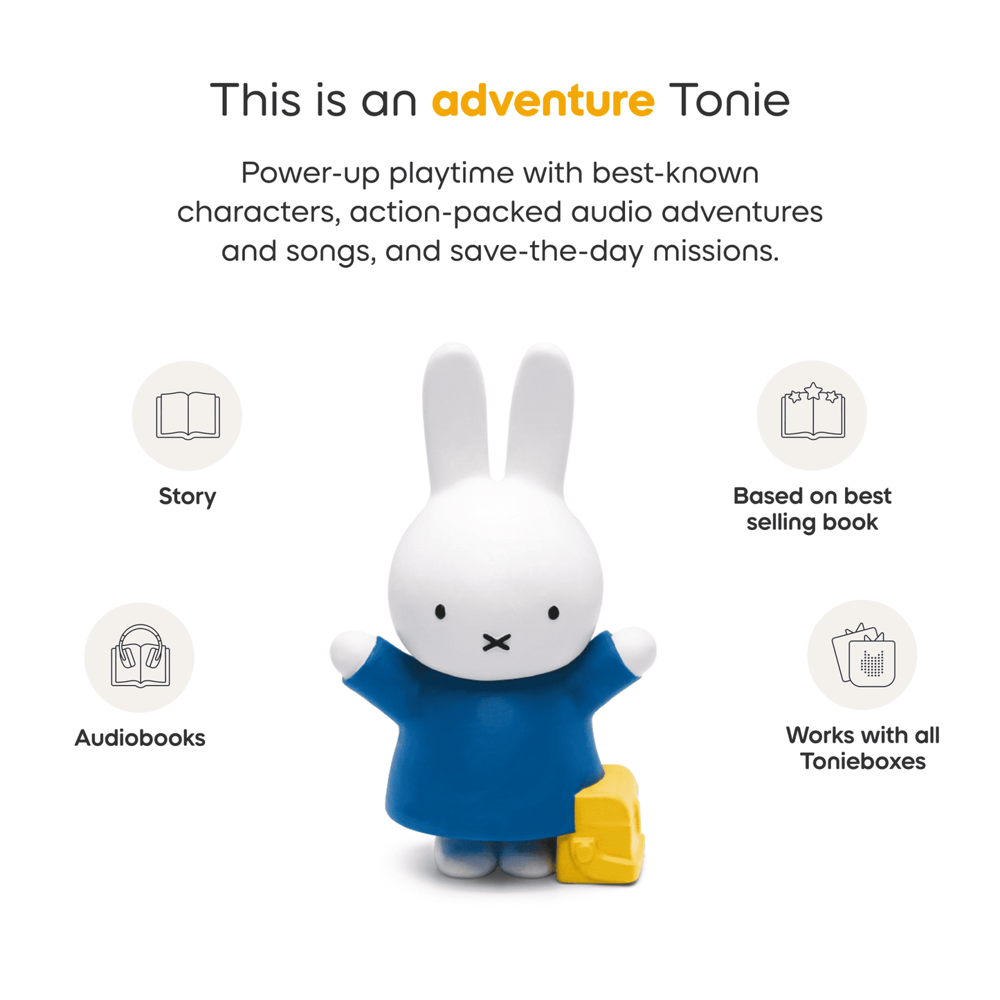 tonies Miffy Audio Toy Figurine, Age Group 3+