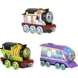 Thomas & Friends Toy Train Play Vehicle 3-Pack, Color Changers, Thomas, Percy and Kana Engines