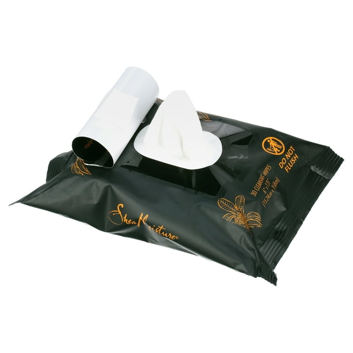 SheaMoisture African Black Soap Clarifying Facial Wipes, 30 Ct