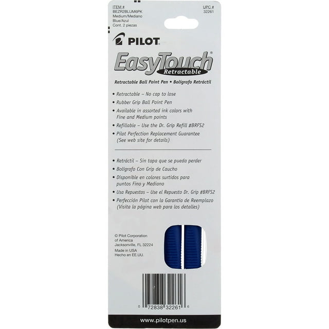 Pilot EasyTouch Retractable Medium Blue