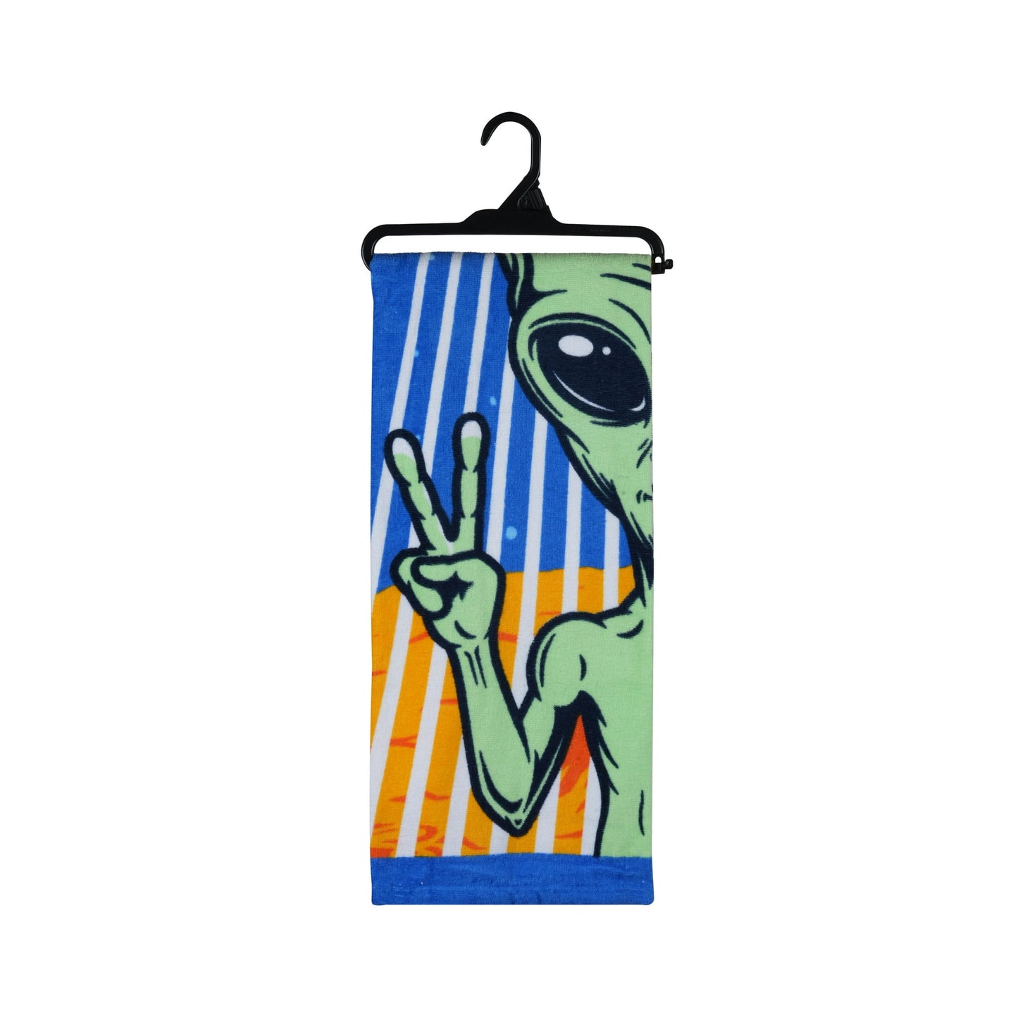 Mainstays Cotton Blend Alien Beach Towel, 28" x 60"