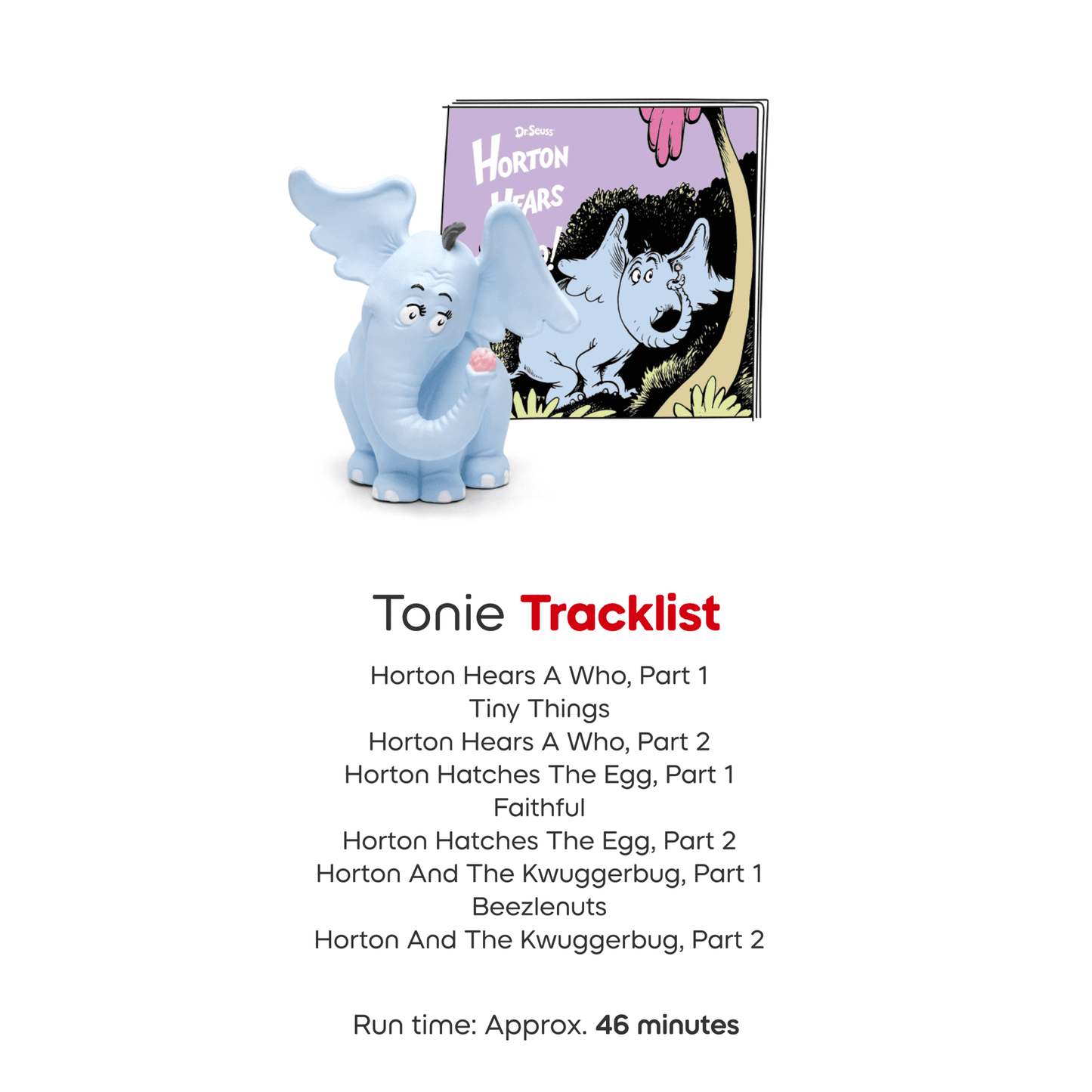 tonies Dr. Seuss: Horton Hears a Who! Audio Toy Figurine, Age Group 3+