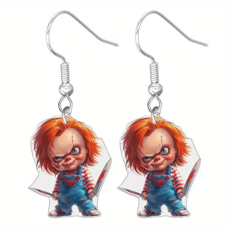 Halloween Cartoon Character Earrings