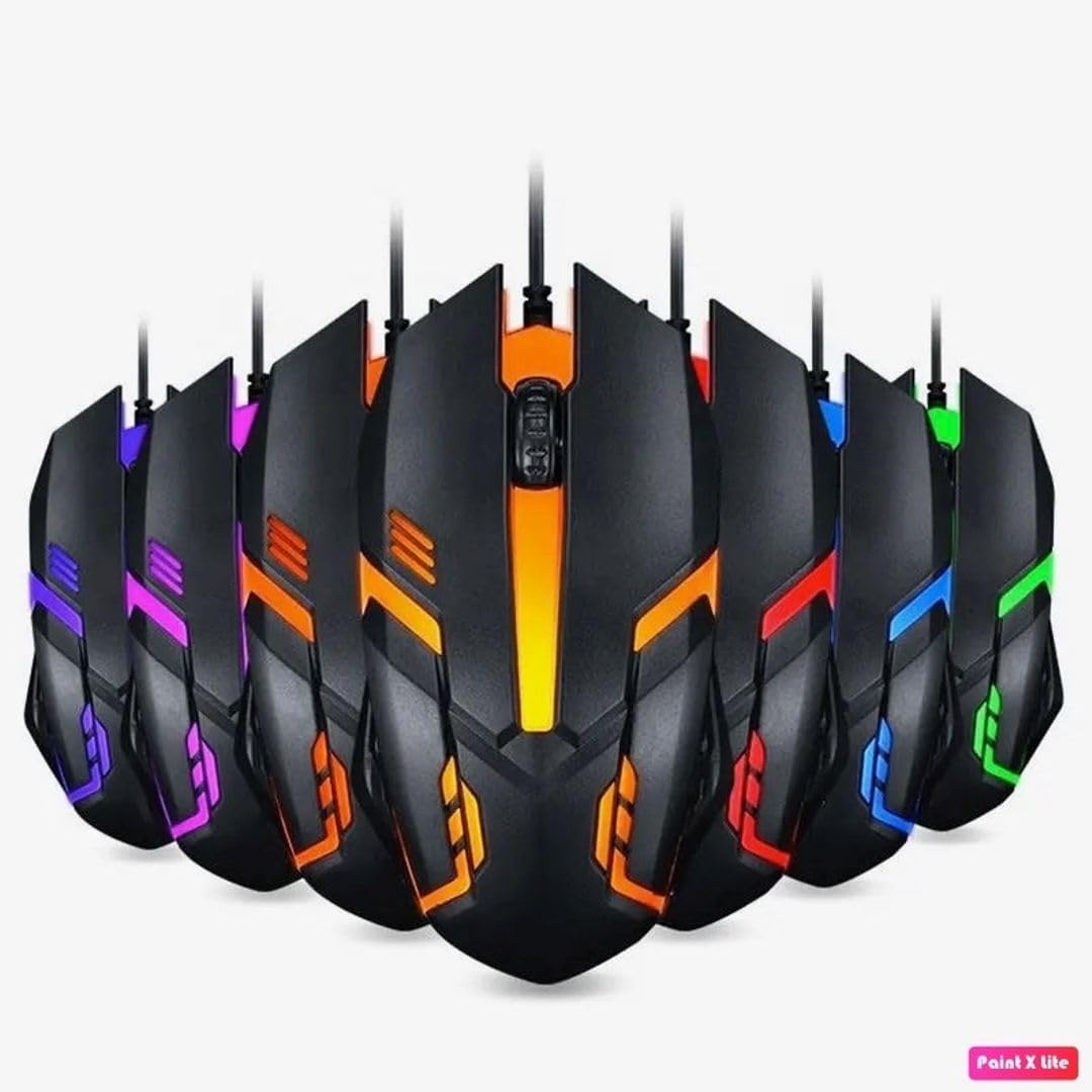 Milang M3 Limit Blade Luminous USB Game Mouse Color Black