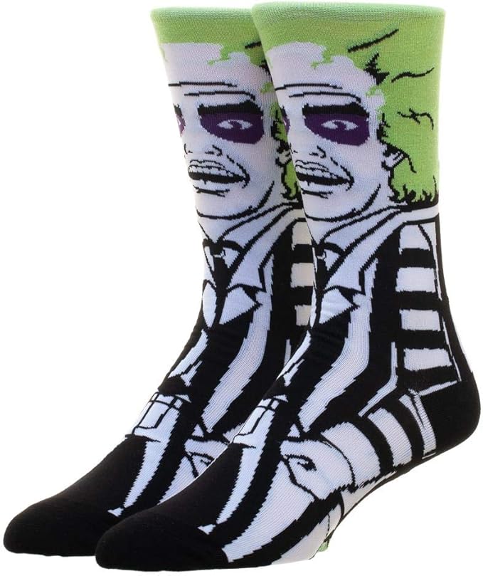 Gothic Cartoon Print Socks