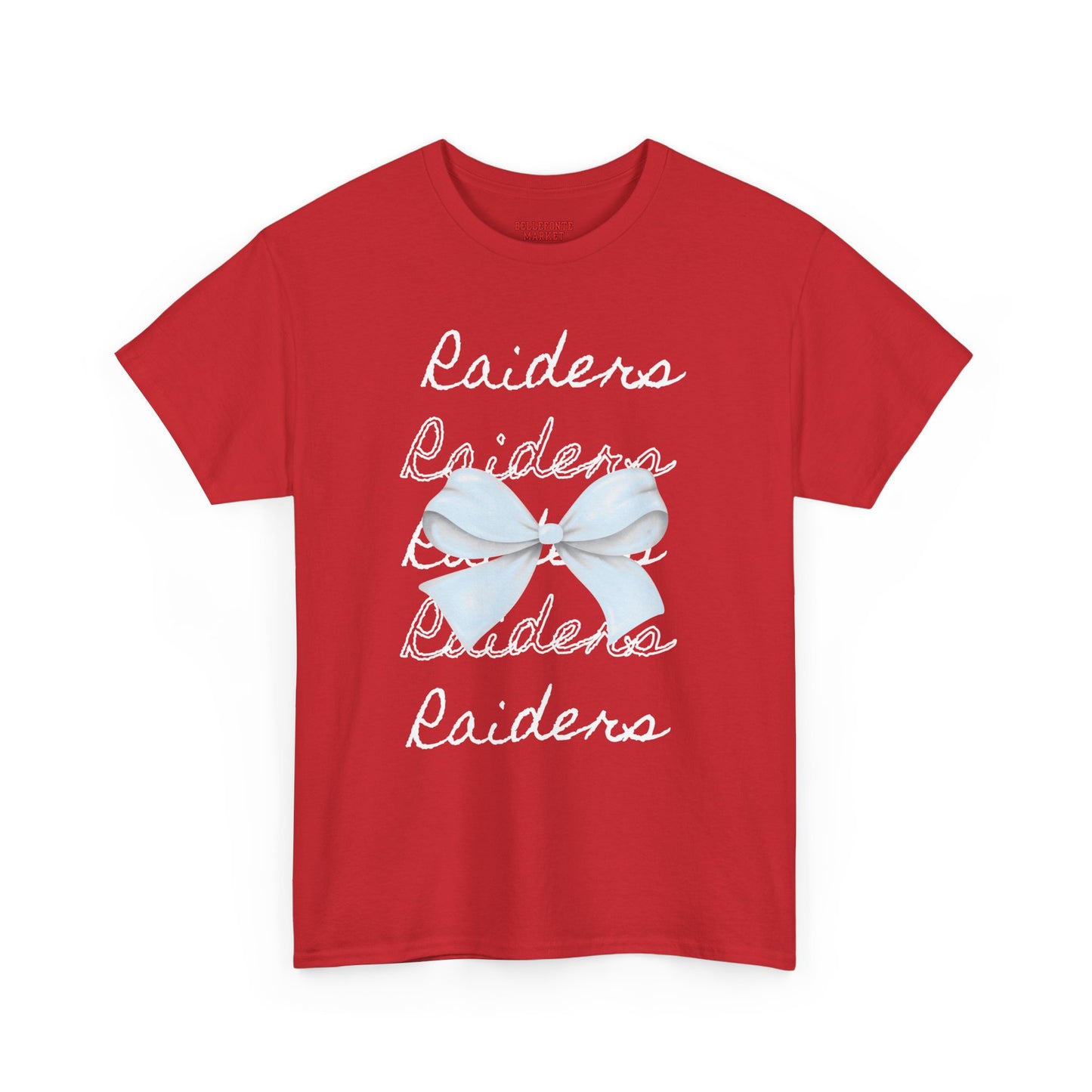Elegant Blue Ribbon Unisex Heavy Cotton Tee | Perfect Gift for Birthdays, Weddings & Special Occasions