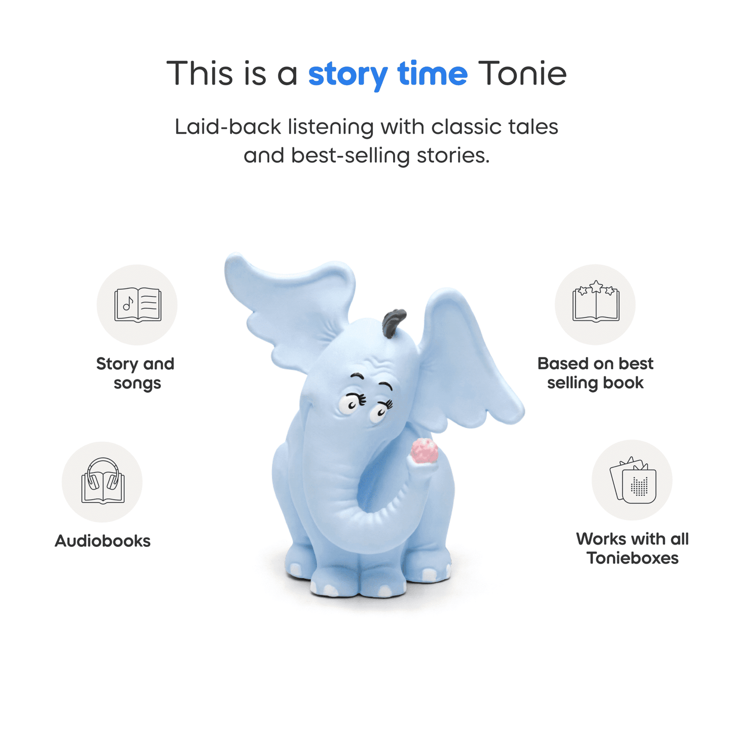 tonies Dr. Seuss: Horton Hears a Who! Audio Toy Figurine, Age Group 3+