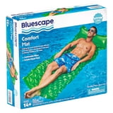 Bluescape Green Neon Comfort Inflatable Water Mat, Pool Float, Age 14 & up, Unisex