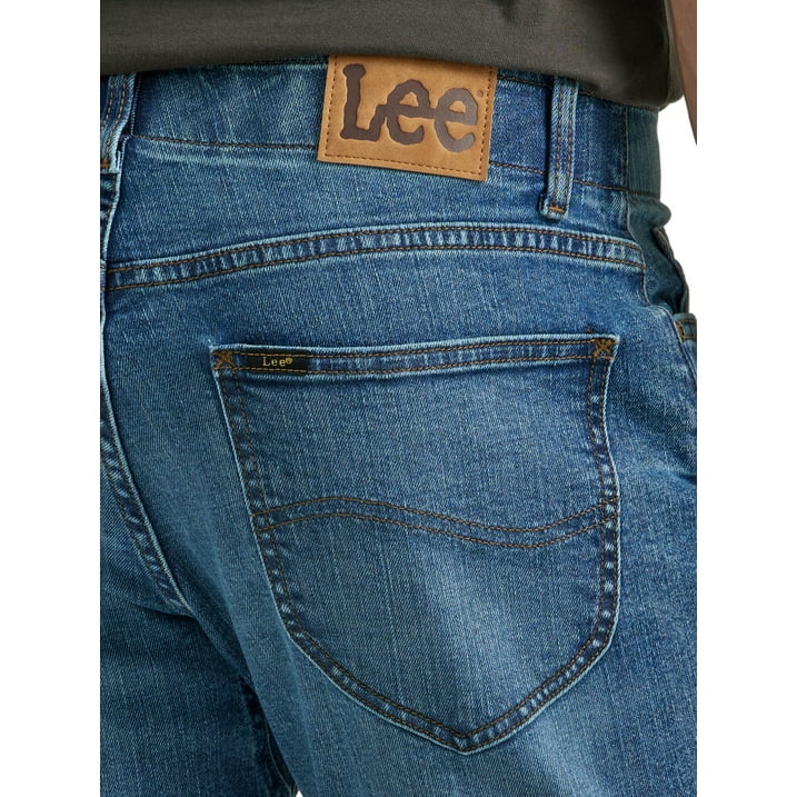 Lee Men's Straight Tapered Denim Jean - 44x30