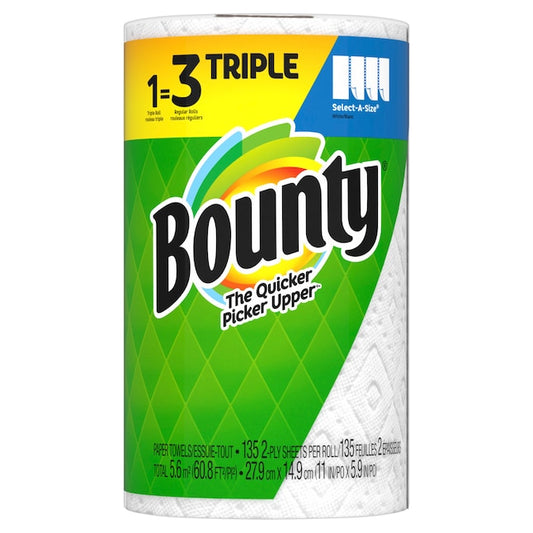 Bounty Triples Select-a-Size -Count Paper Towels
