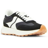 Steve Madden Women's Athletic Jogger Sneaker - Black/White - Size 7