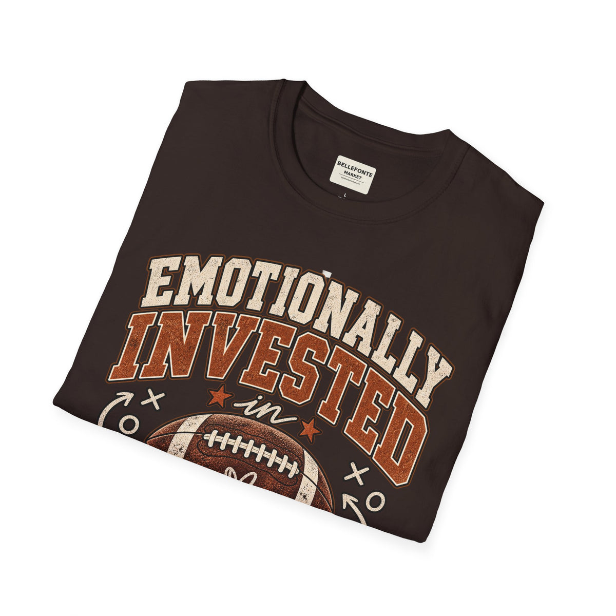 Emotionally Invested in Men I’ve Never Met Football T-Shirt | Vintage Game Day Tee