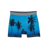 Wonder Nation Boys Boxer Brief Tropical Shark Underwear, 3-Pack, Sizes S-XL