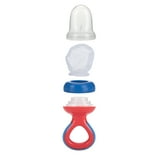 Nuby 1 Pack Nibbler Feeder with Cover, Colors May Vary