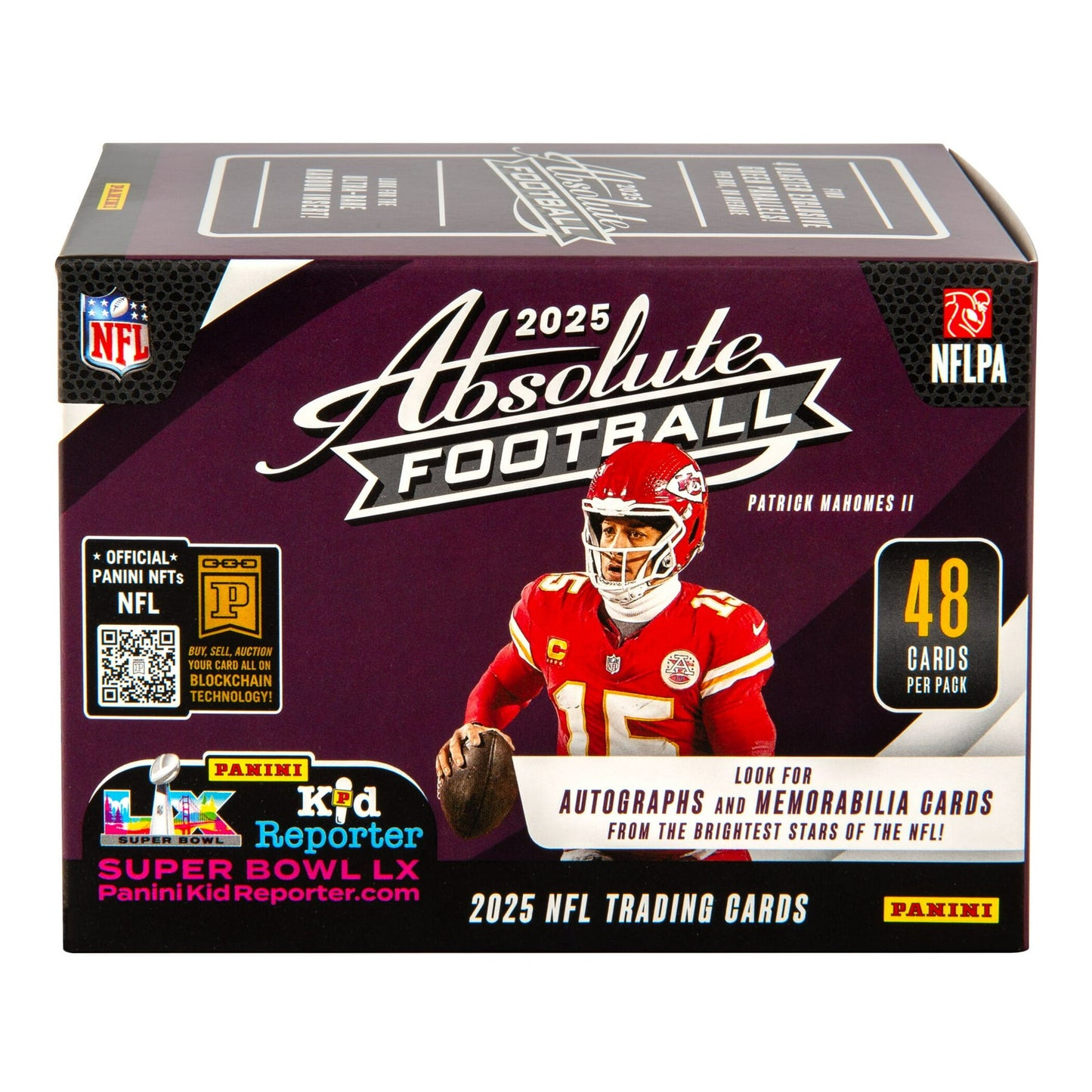2025 Panini Absolute Football Trading Cards Blaster Box