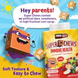 Kids Immune Health Super Chews, Gummies Alternative, Kids Immune Support with Vitamin C, Apple Berry, 60 Chews by Force Factor