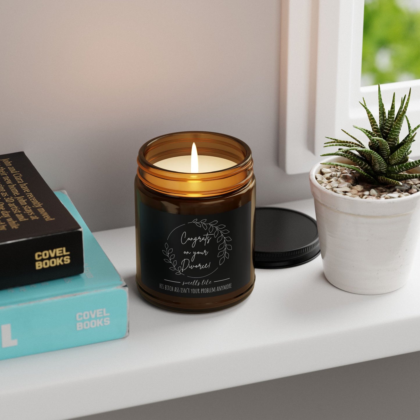 Congrats on your Divorce! Soy Candle, 9 oz.