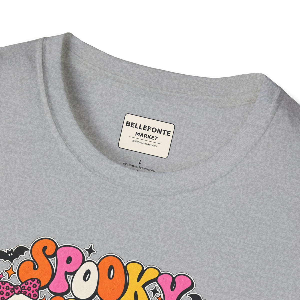 Spooky Season Teacher T-Shirt — Halloween Teacher Shirt with Cute Ghosts & Pumpkins