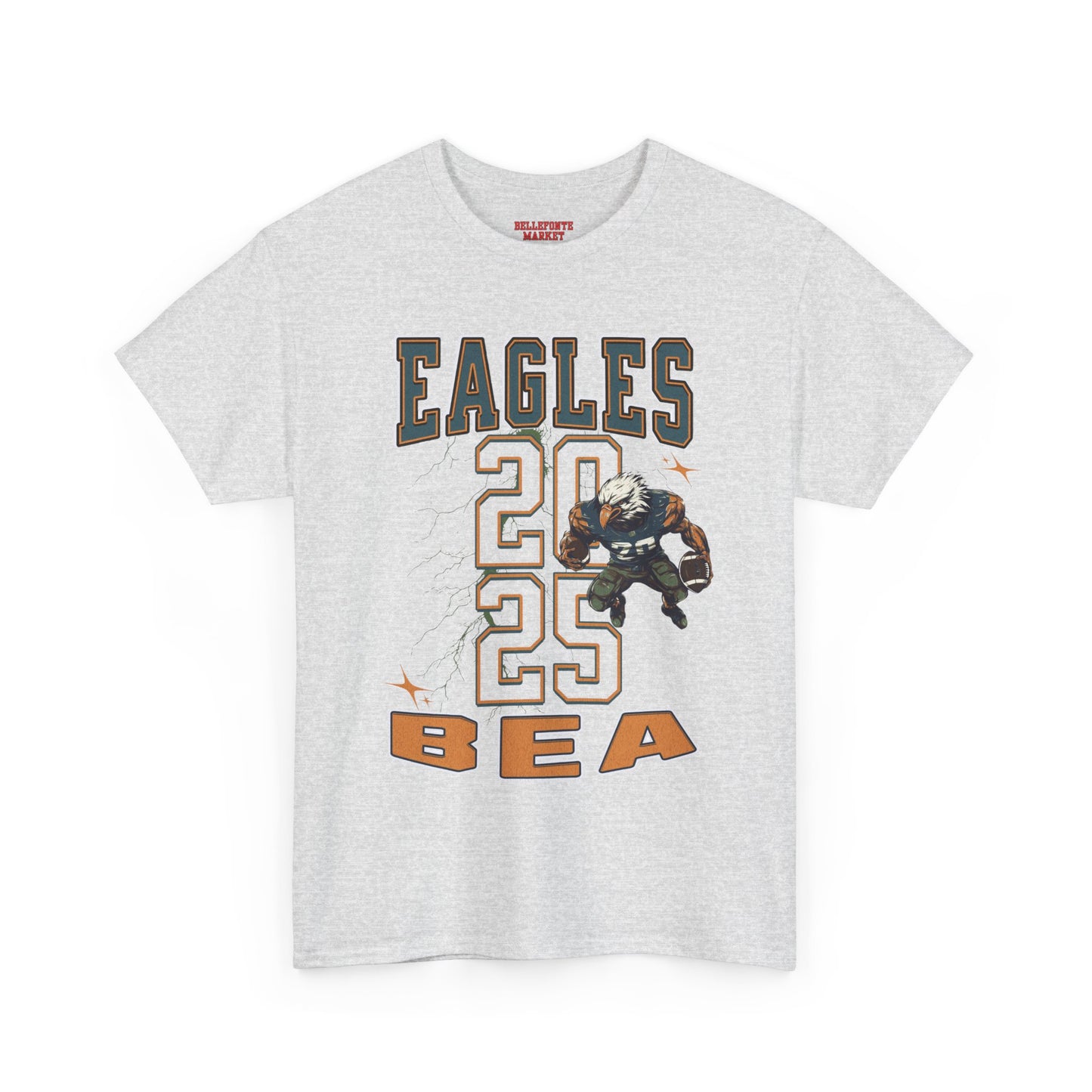 Eagles 2025 Unisex Heavy Cotton Tee - Casual Sportswear for Fans