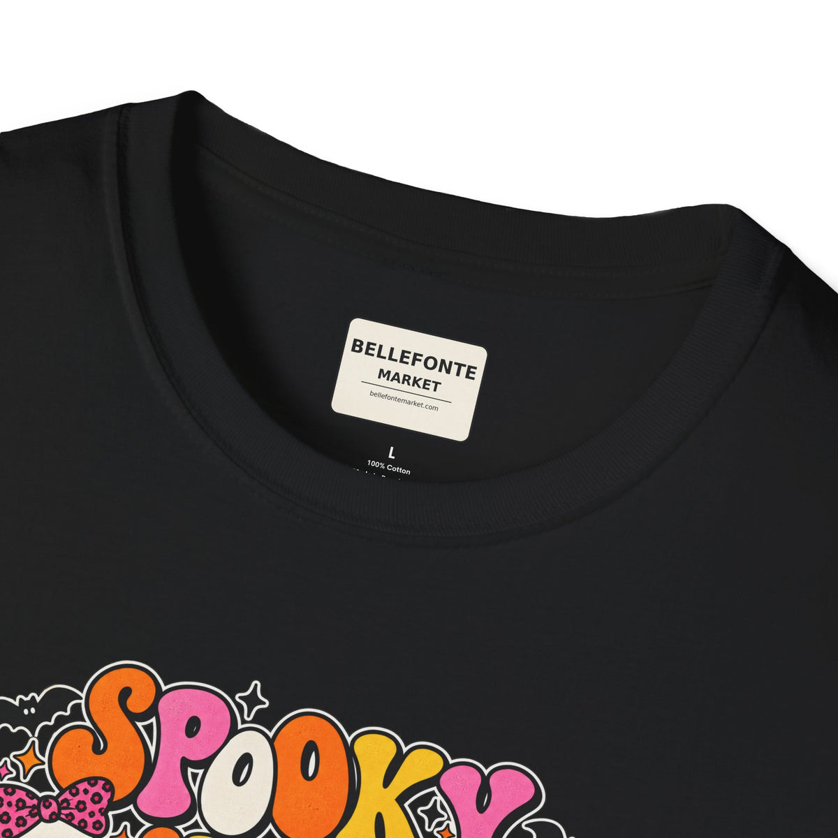 Spooky Season Teacher T-Shirt — Halloween Teacher Shirt with Cute Ghosts & Pumpkins