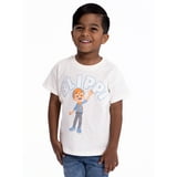 Blippi Toddler Boys or Girls Short Sleeve Crewneck T-Shirt, Size 12M