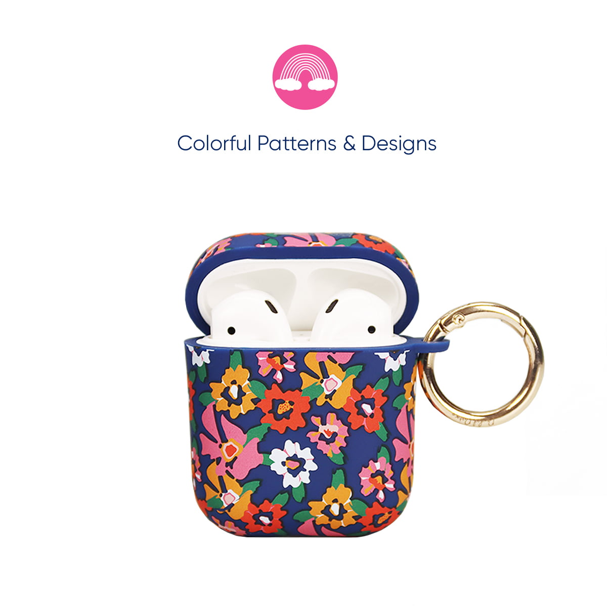 Packed Party "Flower Shop" Earbuds Case Cover, Compatible with Airpods (1st & 2nd Generation)