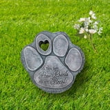 Mainstays 6in Height Paw Print Shape Stepping Stone.