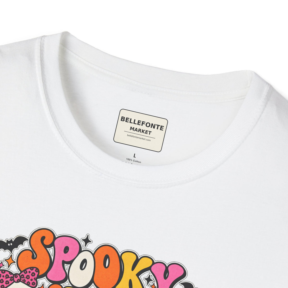 Spooky Season Teacher T-Shirt — Halloween Teacher Shirt with Cute Ghosts & Pumpkins
