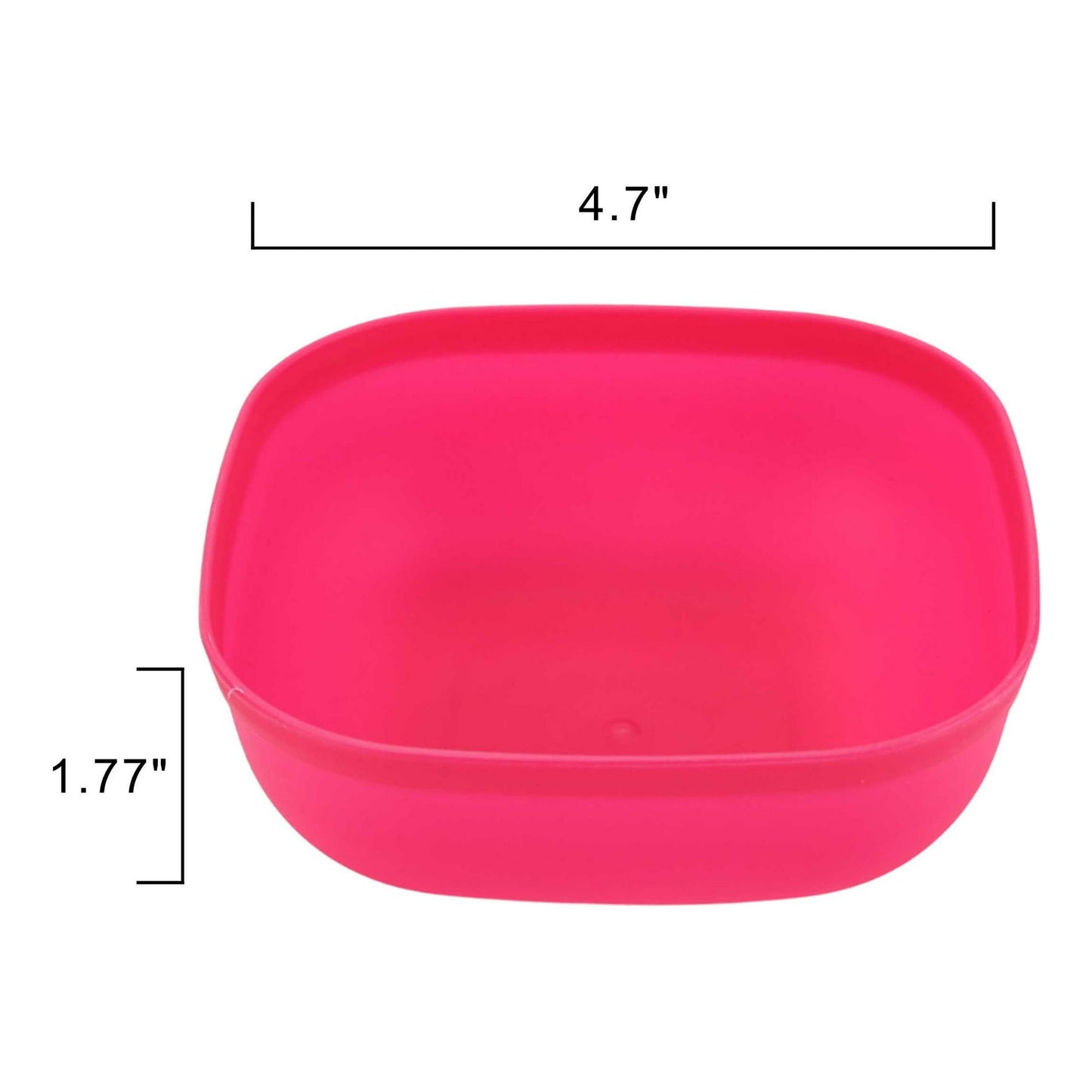 Your Zone 24 Piece Plastic Dinnerware Set for Kids with 4 Each Trays, Bowls, Plates, Cups, Forks, Spoons in Pink, Purple, Aqua Blue, Green