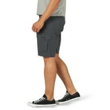 Wrangler Men's and Big Men's Stretch Cargo Shorts - Color: Anthracite Ripstop Size: 48