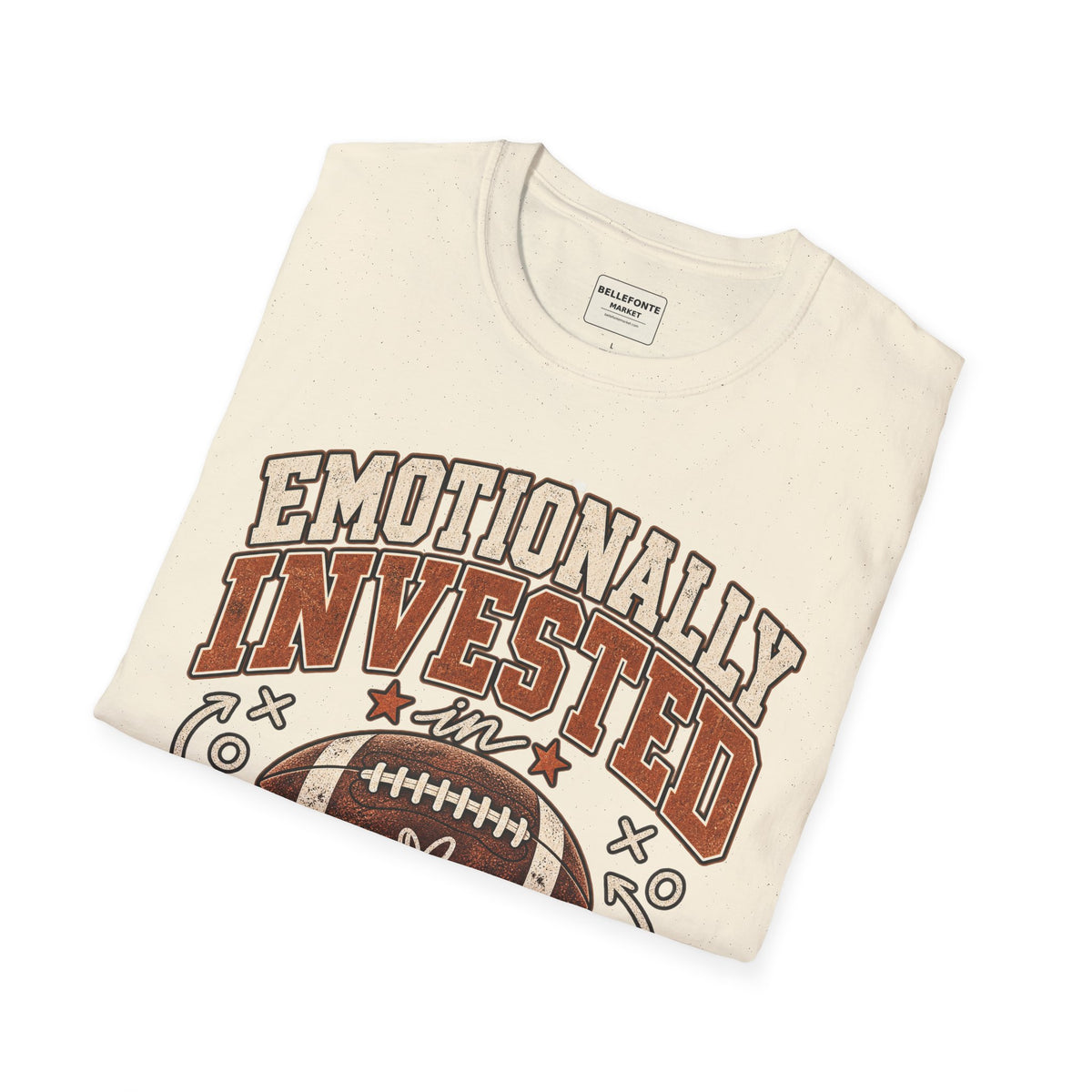 Emotionally Invested in Men I’ve Never Met Football T-Shirt | Vintage Game Day Tee