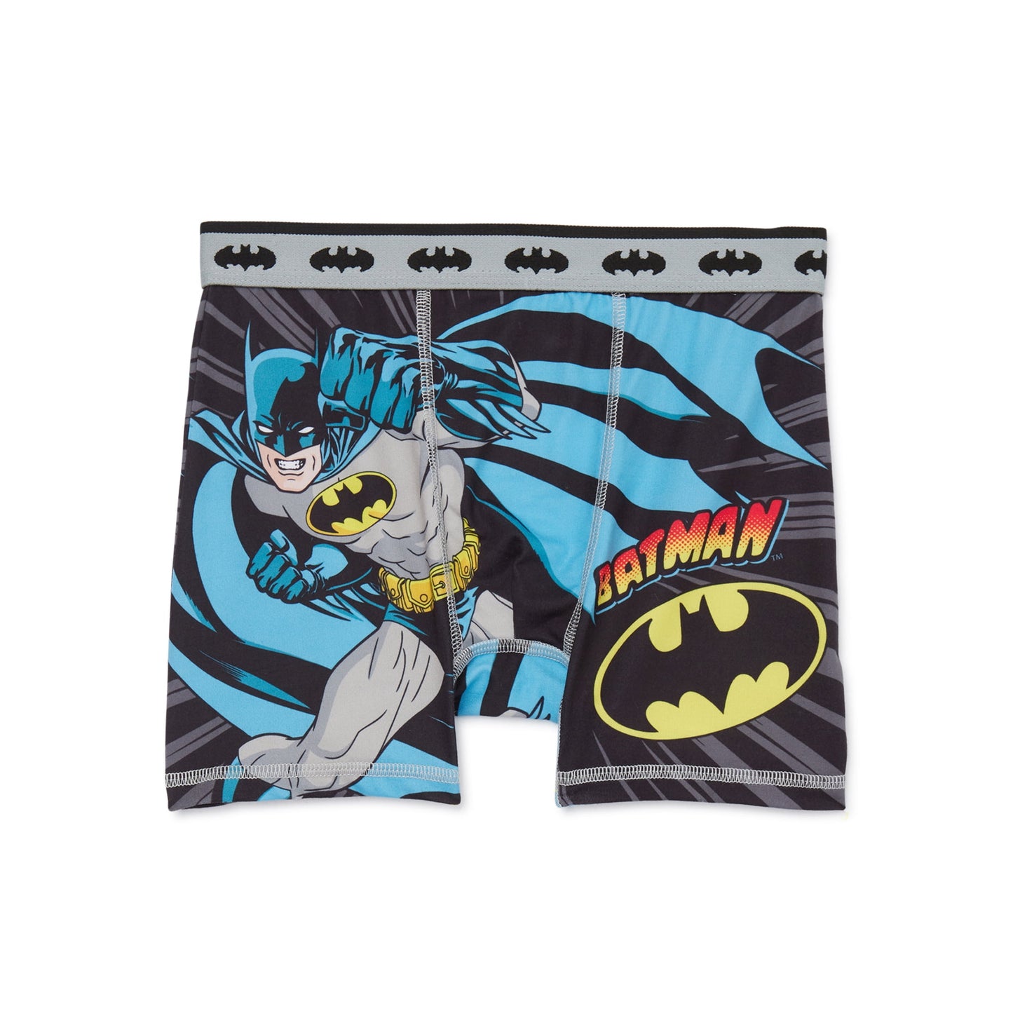 Batman Boys Performance Boxer Briefs Underwear, 4-Pack, Sizes 4-10