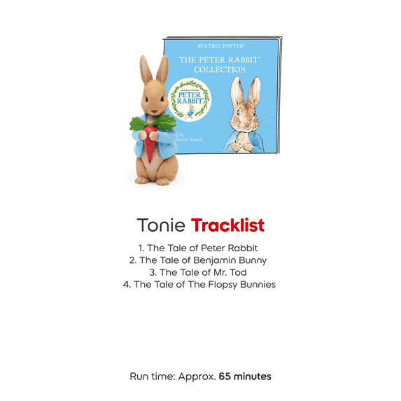 tonies Peter Rabbit Audio Play Figurine for Children, Multicolor, Plastic Ages 3+