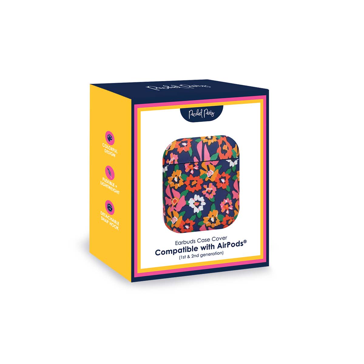 Packed Party "Flower Shop" Earbuds Case Cover, Compatible with Airpods (1st & 2nd Generation)