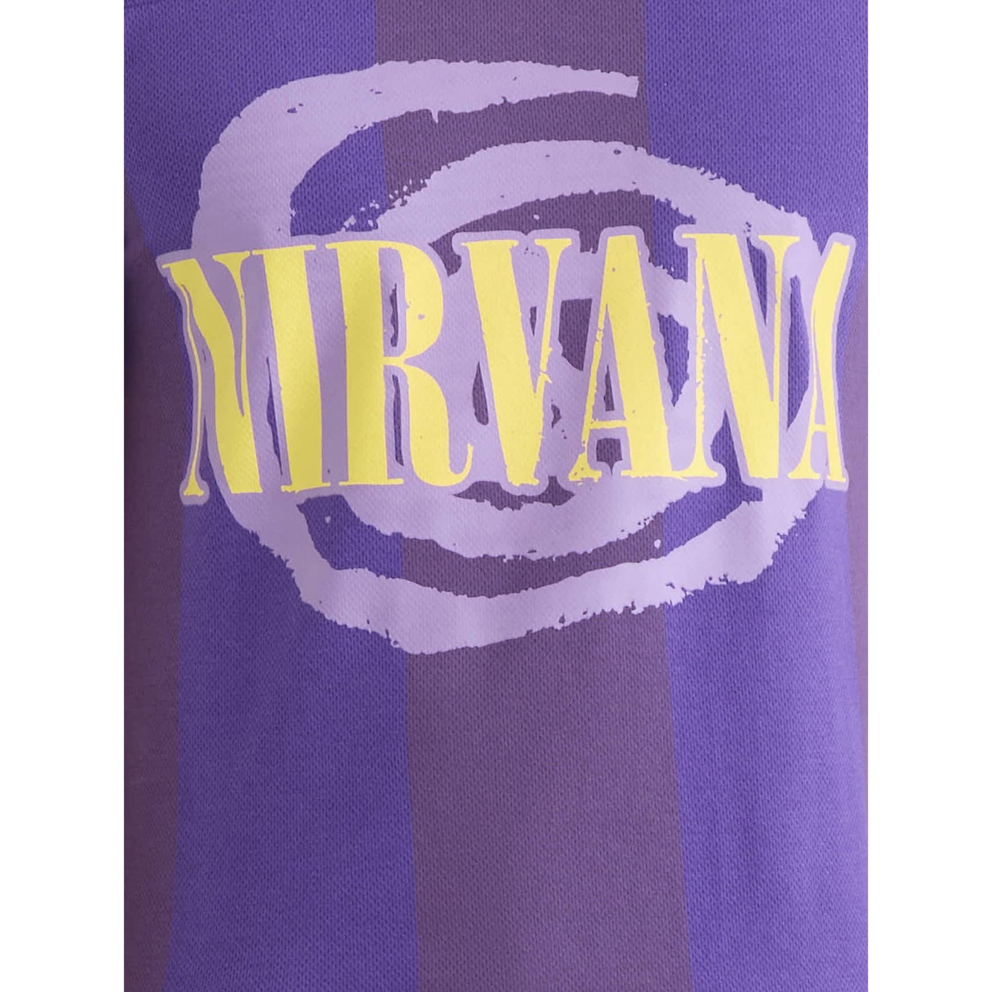 Nirvana Men’s and Big Men's Graphic Mesh Football Jersey Style Shirt, Size XS