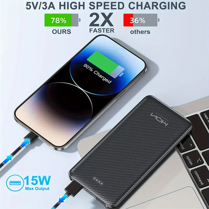 Power Bank 10000mAh Portable Charger