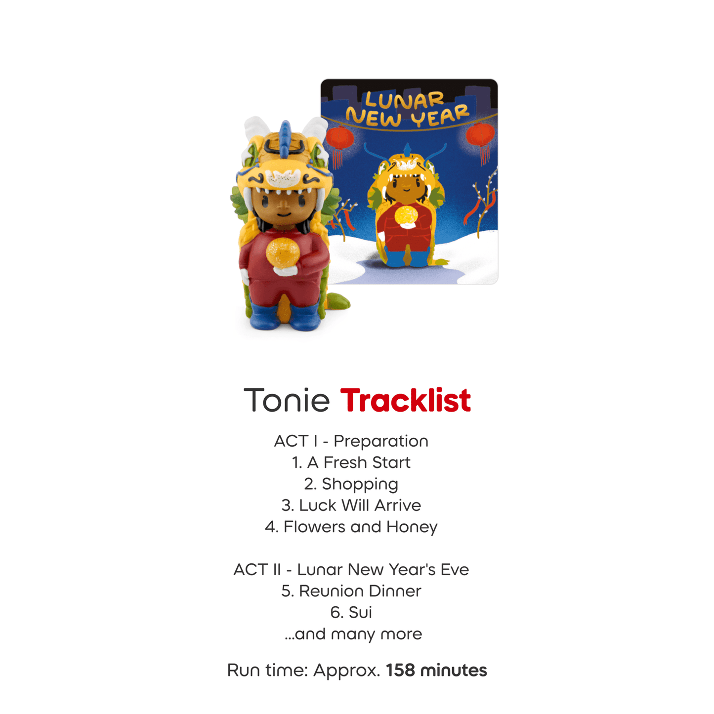 tonies Lunar New Year Audio Toy Figurine, Age Group 3+