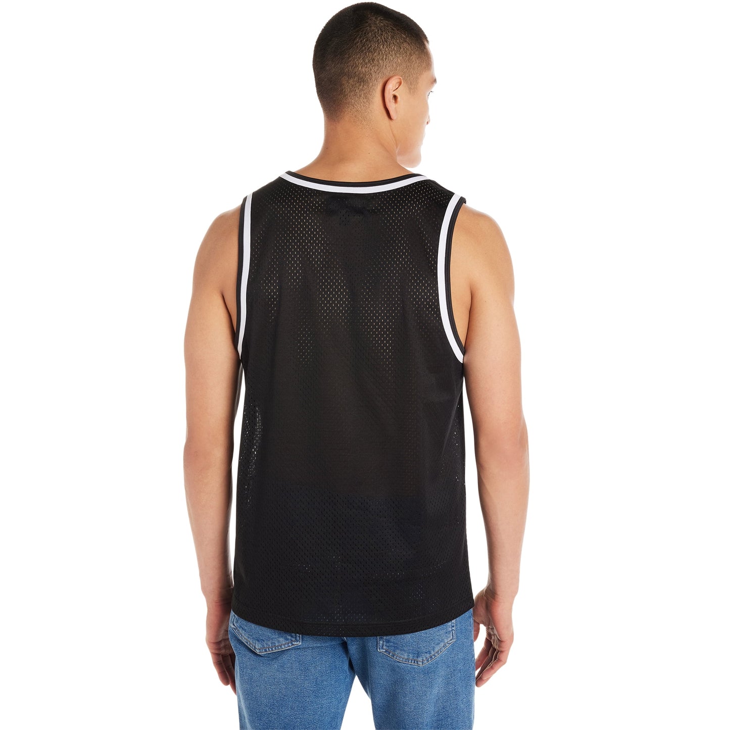 No Boundaries Men’s Perforated Mesh Tank Top, Sizes XS-XXL