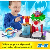 Imaginext DC Super Friends Batman Playset with Color Changing Action, The Joker Funhouse