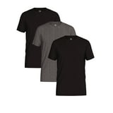 Athletic Works Men's Polymesh Crewneck T-Shirt, 3-Pack Size 2XL