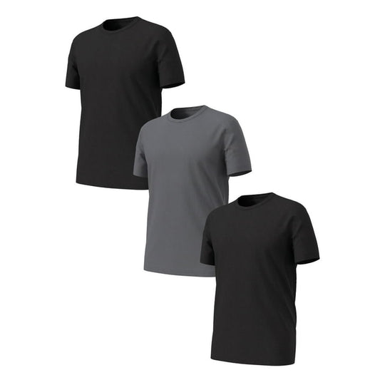 Athletic Works Men's Ultra Lite Mesh Crew T-Shirt Set, Shirts for Men, L, 3 Pack