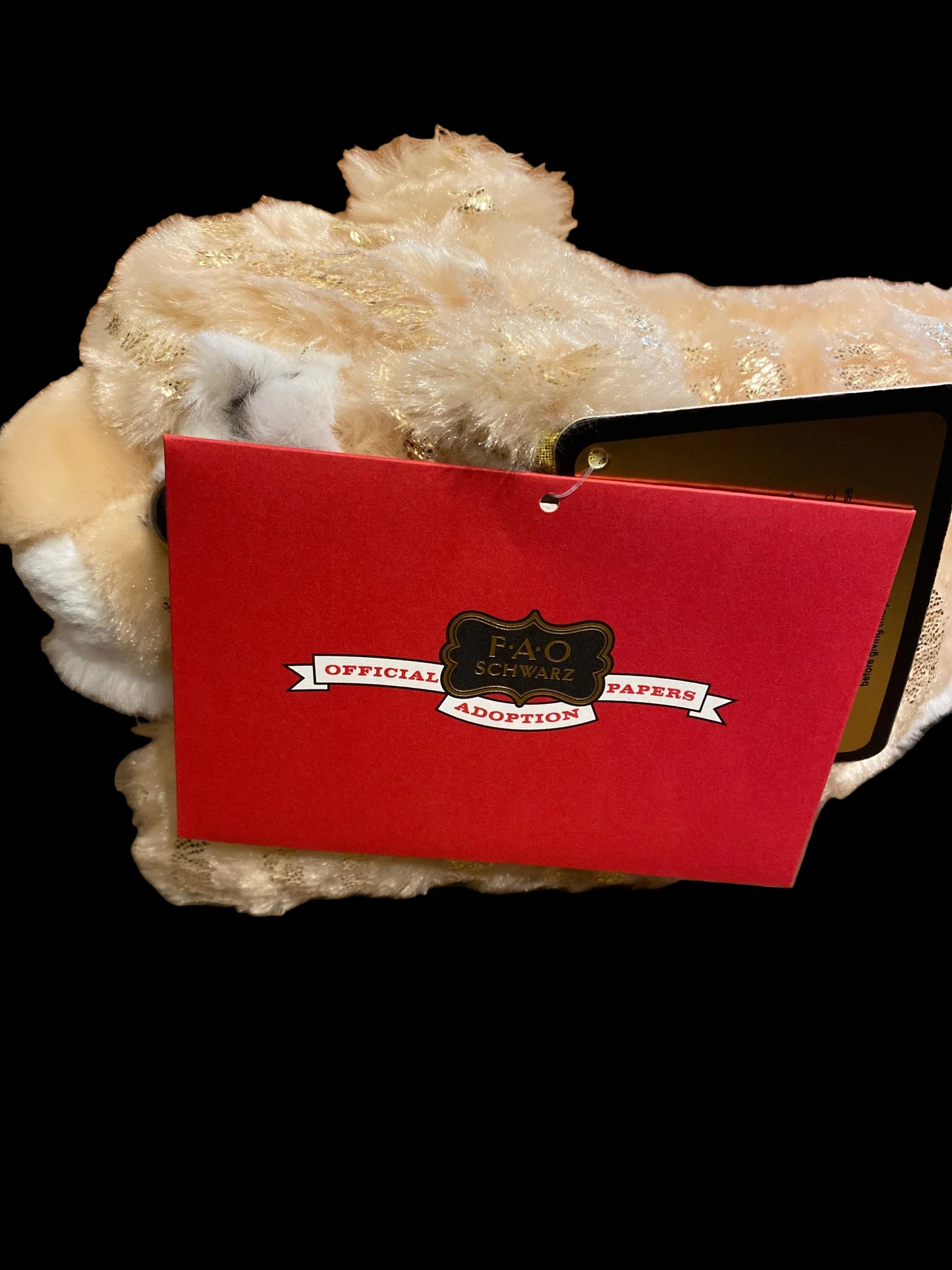 FAO Schwarz Lying Tiger 15" Stuffed Animal - Gold Edition - Adopt A Pets