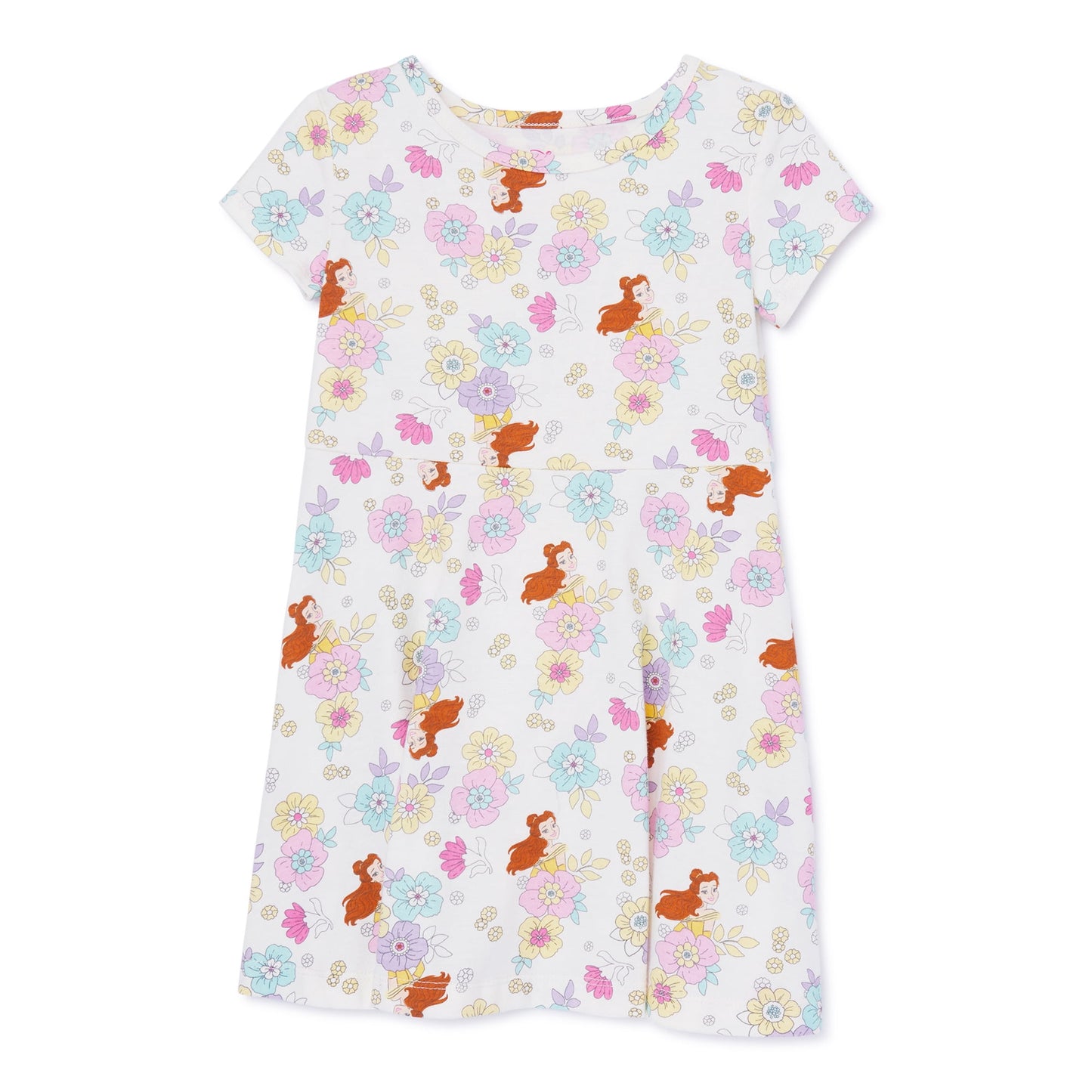 Belle Toddler Girl Print Skater Dress