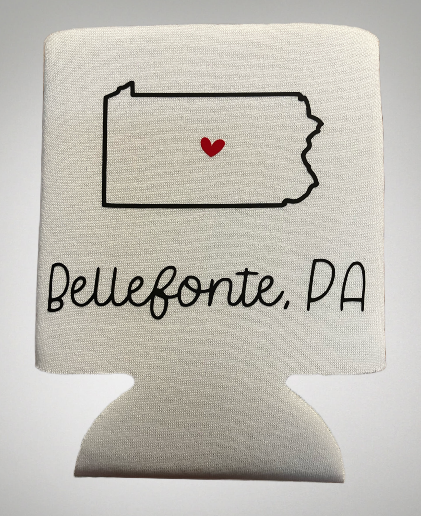 "Bellefonte Heart" Can Koozie